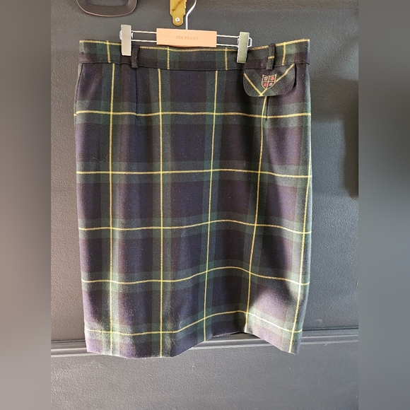Plaid A-Line Skirt - Picture 3 of 7